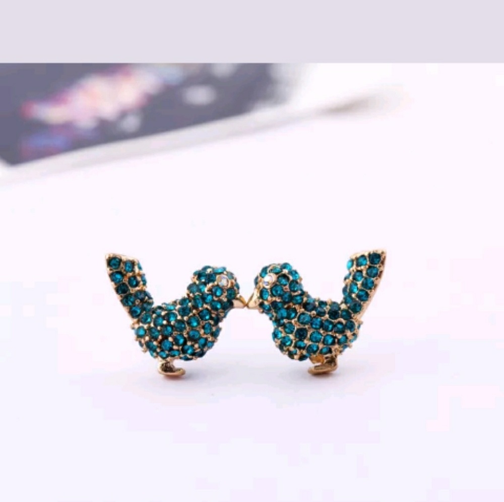 Betsey Johnson Hummingbird Earrings